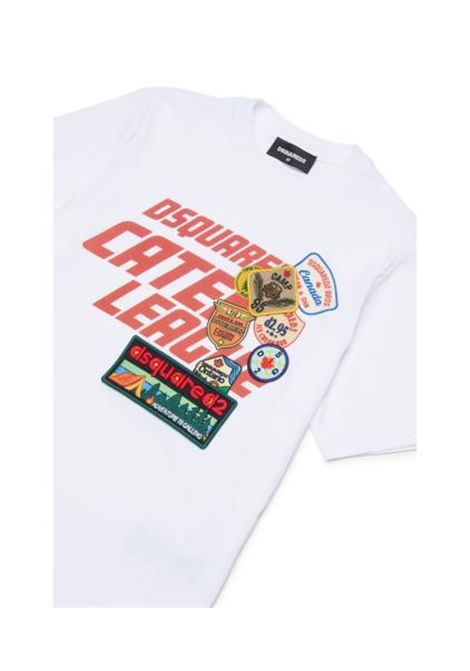 T-shirt con applicazione DSQUARED2 JUNIOR | DQ3165 D0ACDDQ100